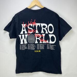 Travis Scott Astro World Wish You Were Here T Shirt Large
